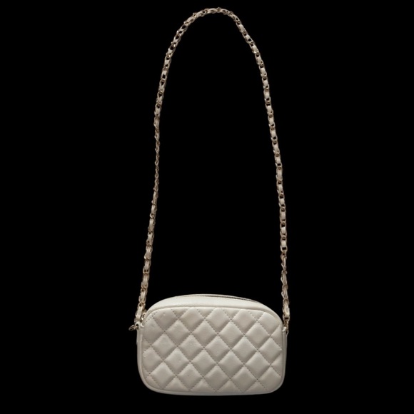 NWOT Forever21 White Quilted Chain Crossbody - Picture 10 of 12